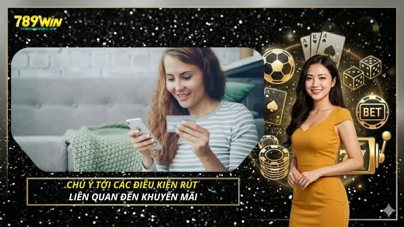 Chú ý tới các điều kiện rút liên quan đến khuyến mãi